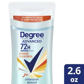 Degree Advanced MotionSense Stress Control Antiperspirant Deodorant, 2.6 oz