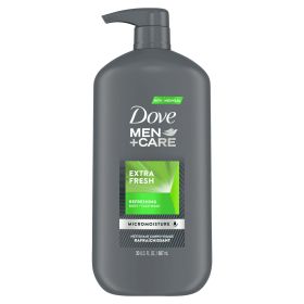 Dove Men+Care Body Wash and Face Wash Extra Fresh, 30 oz