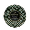 VOLUSPA - 3 Wick Decorative Tin Candle - French Linen 8224 340g/12oz