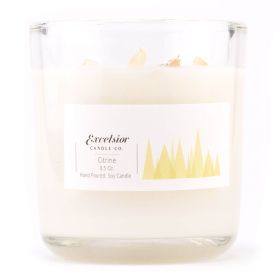 Citrine Soy Candle (size: 8.5 oz. jar)