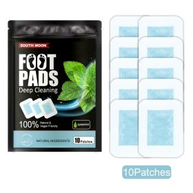 Plant Foot Patch Dehumidification Improve Sleep Relieve Stress Body Foot Massage Care Patch (Option: Mint)